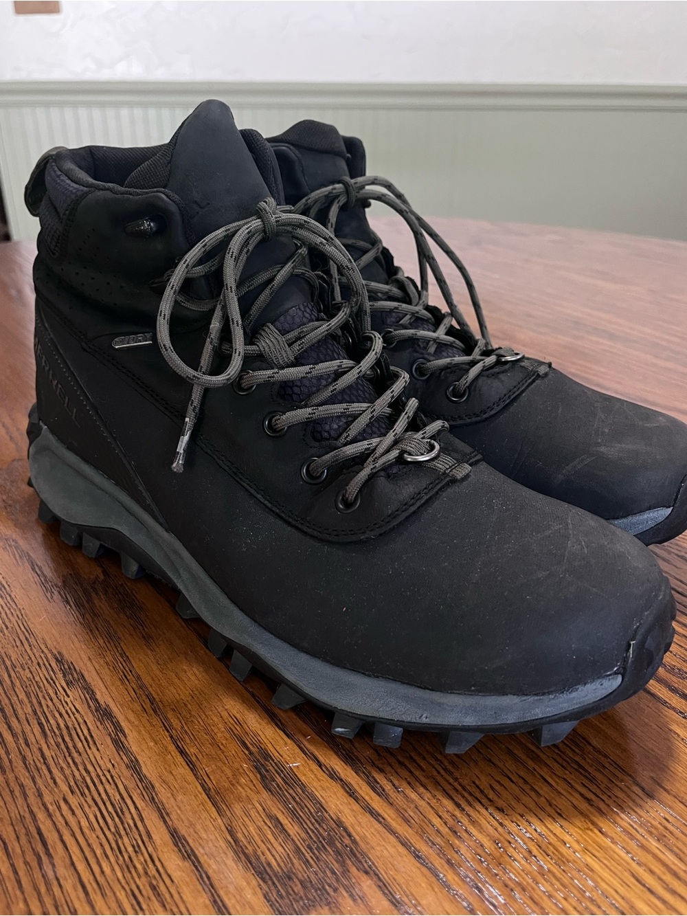 Merrell Espresso Willow M-Select DRY Waterproof Hiking Boots Brown Mens 10.5